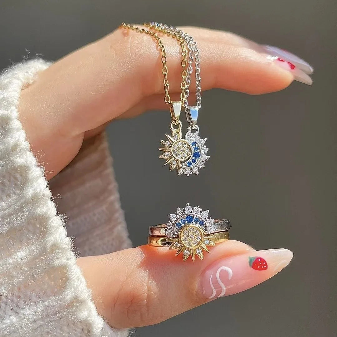 Sun And Moon Necklace