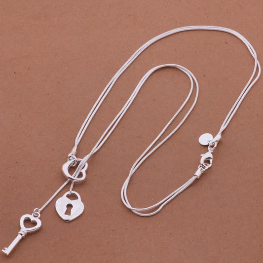 heart key Necklace