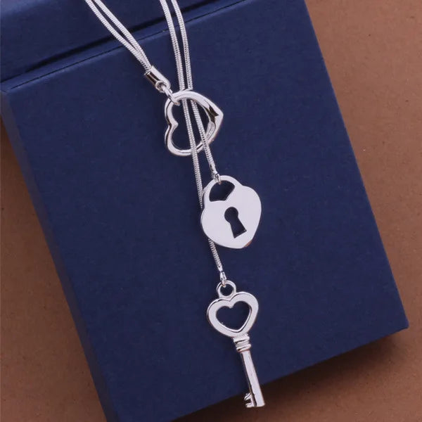 heart key Necklace