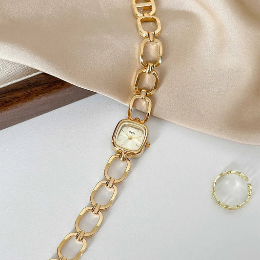 Hollowed Out Bracelet Women's Watch