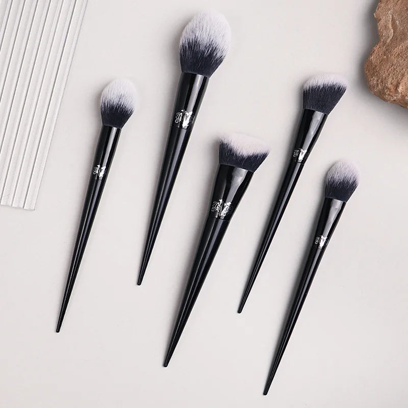 Kat Von D Makeup Brush Set & Kit Foundation Blush Highlight Concealer Powder Sculpting Eyeshadow Brush KVD Brand Makeup Brush