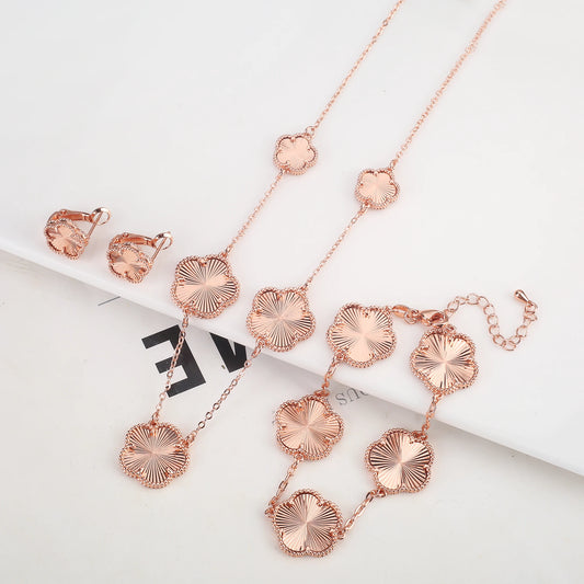 Five Leaf Flower Set