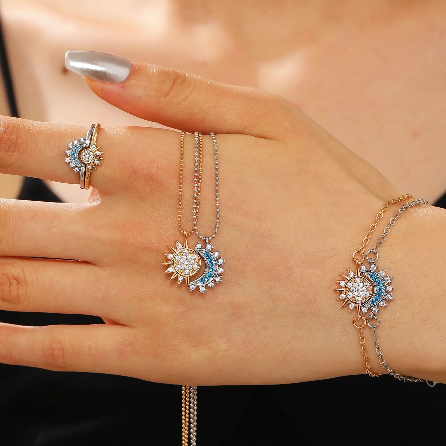 Sun And Moon Necklace
