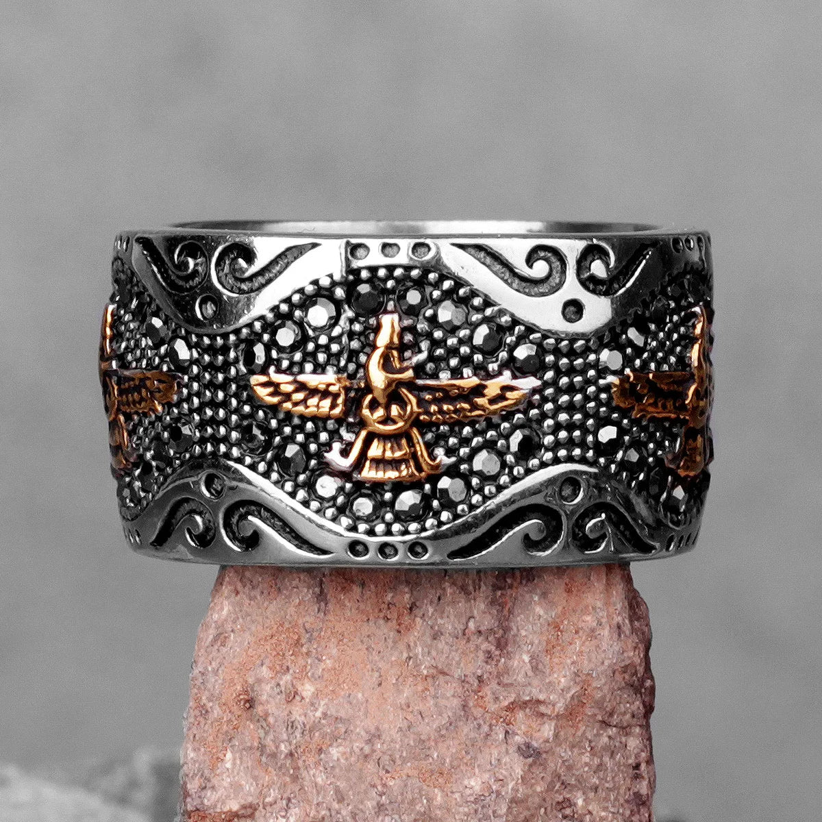 Ancient Historical Persia mens ring