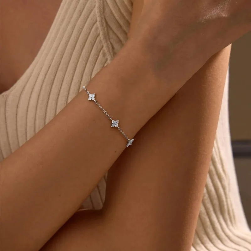 Four-leaf Flower Bracelet