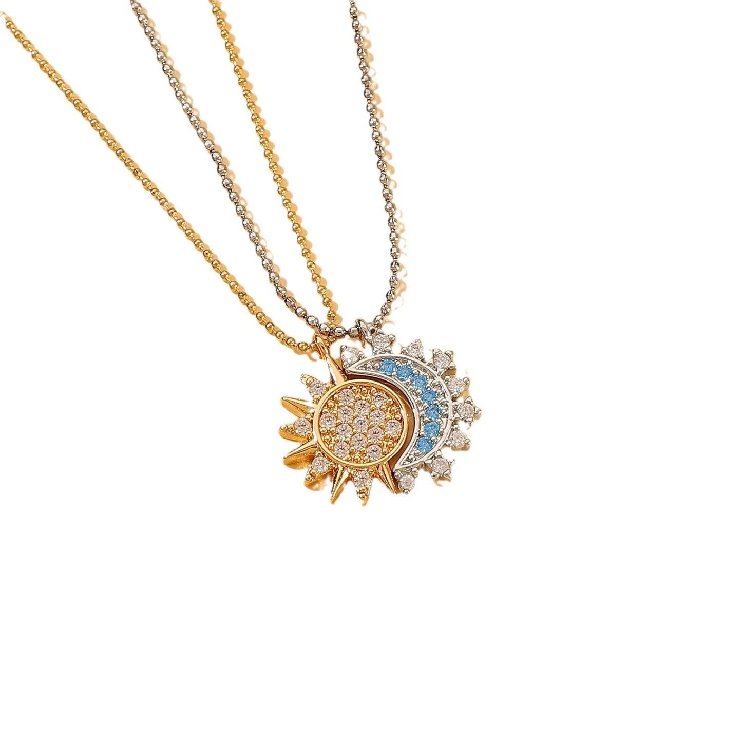 Sun And Moon  Necklace