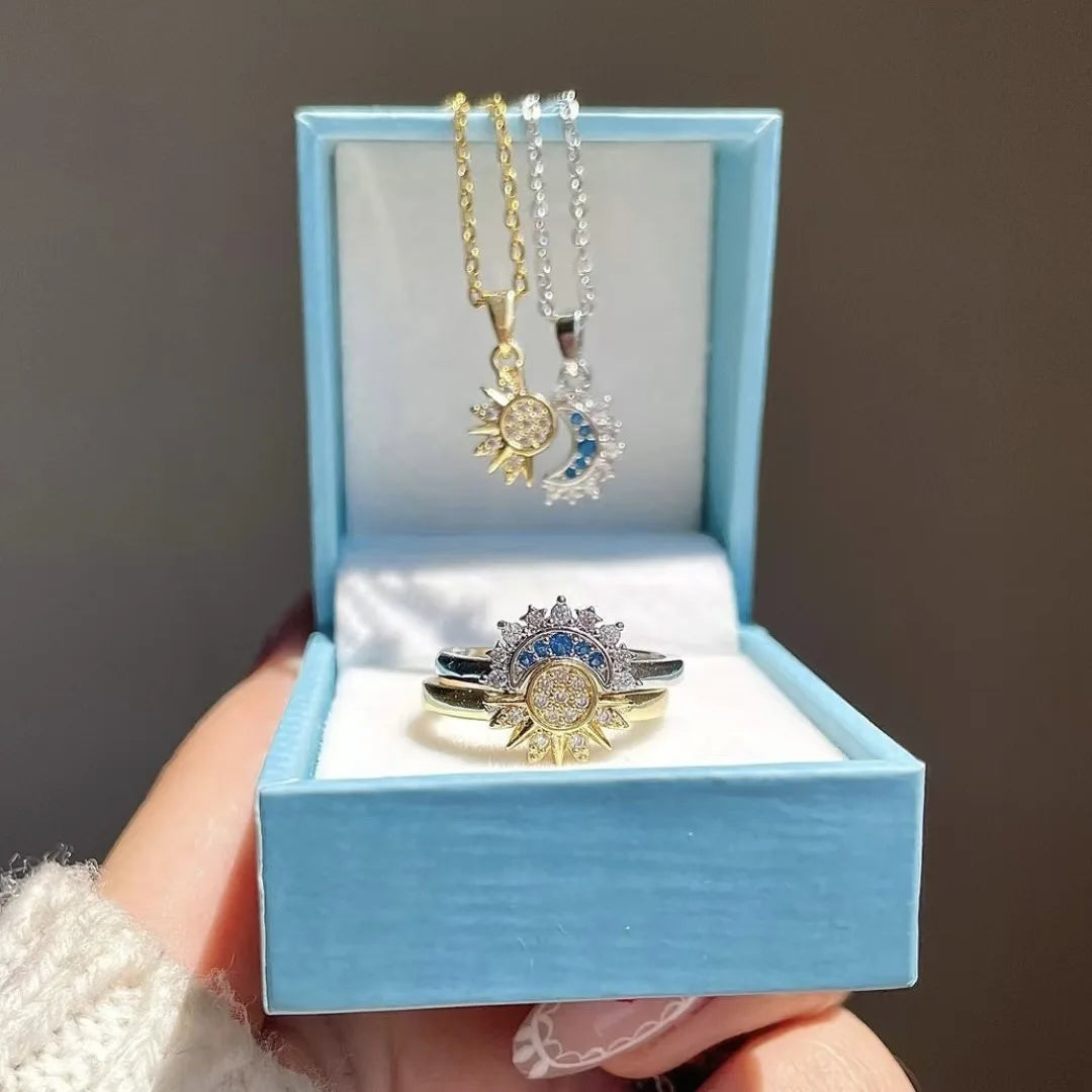 Sun And Moon  Necklace
