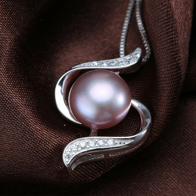 Pearl Bread Round Necklace