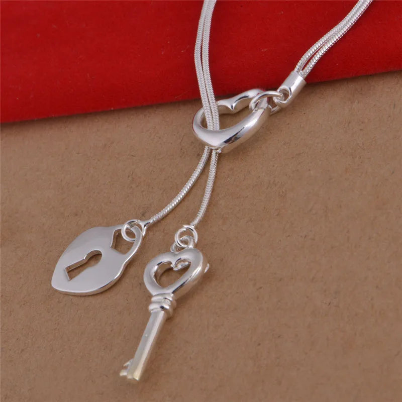 heart key Necklace