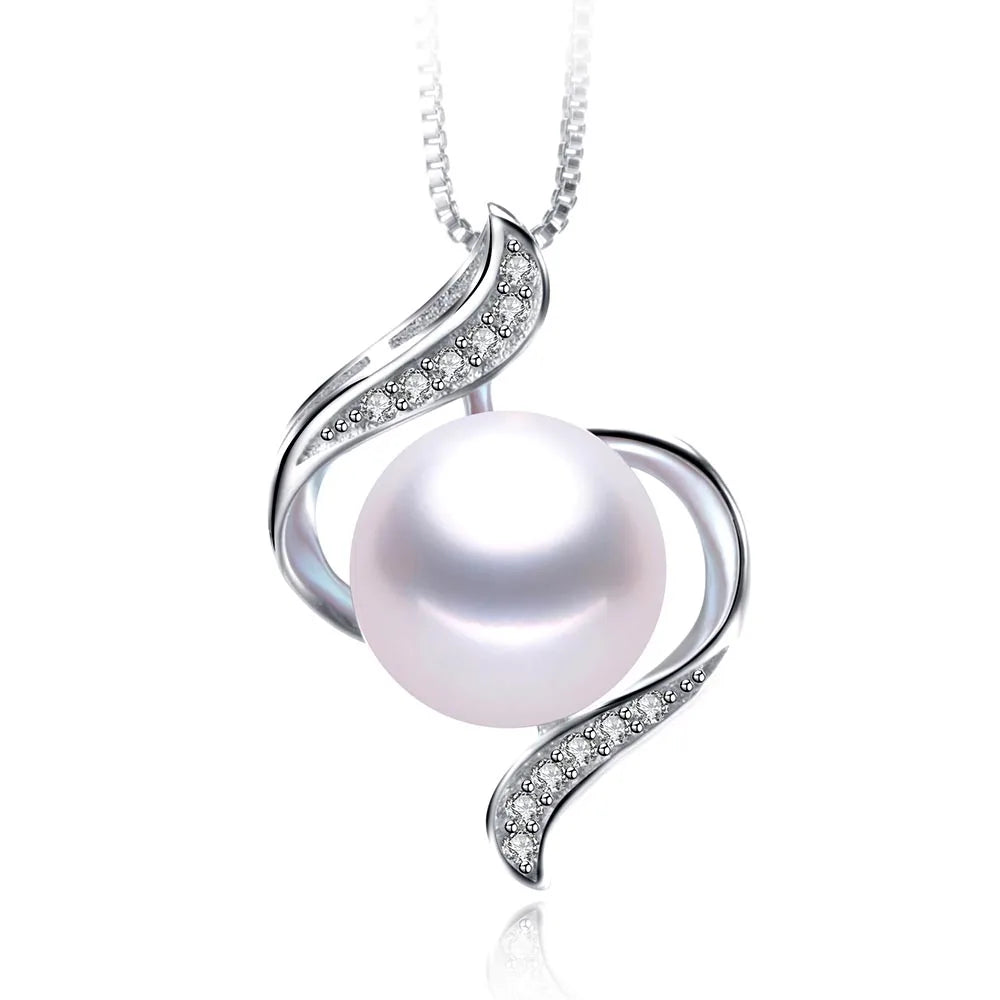 Pearl Bread Round Necklace