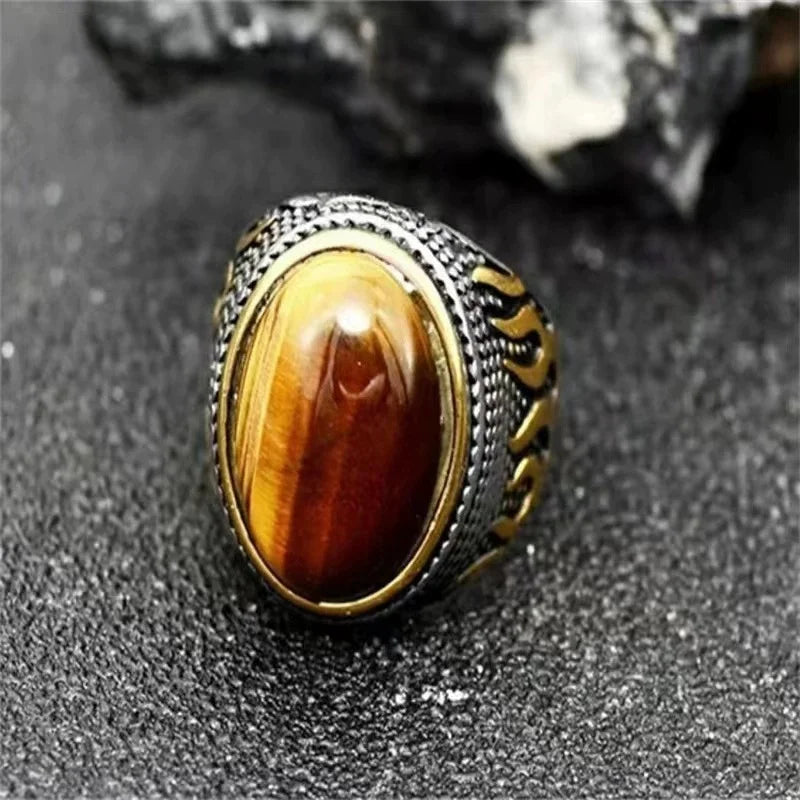 Tiger Eye Ring for men