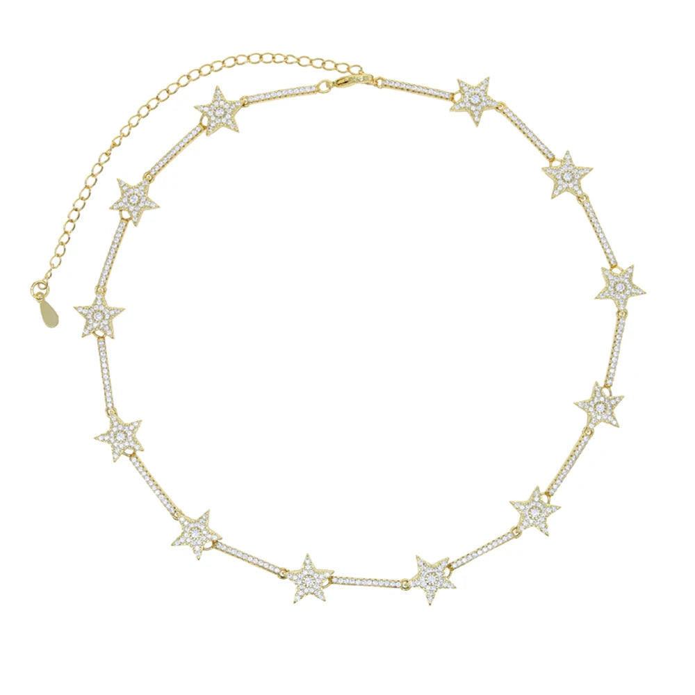 Iced Out Star Necklace