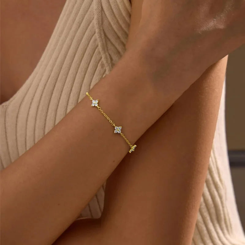 Four-leaf Flower Bracelet
