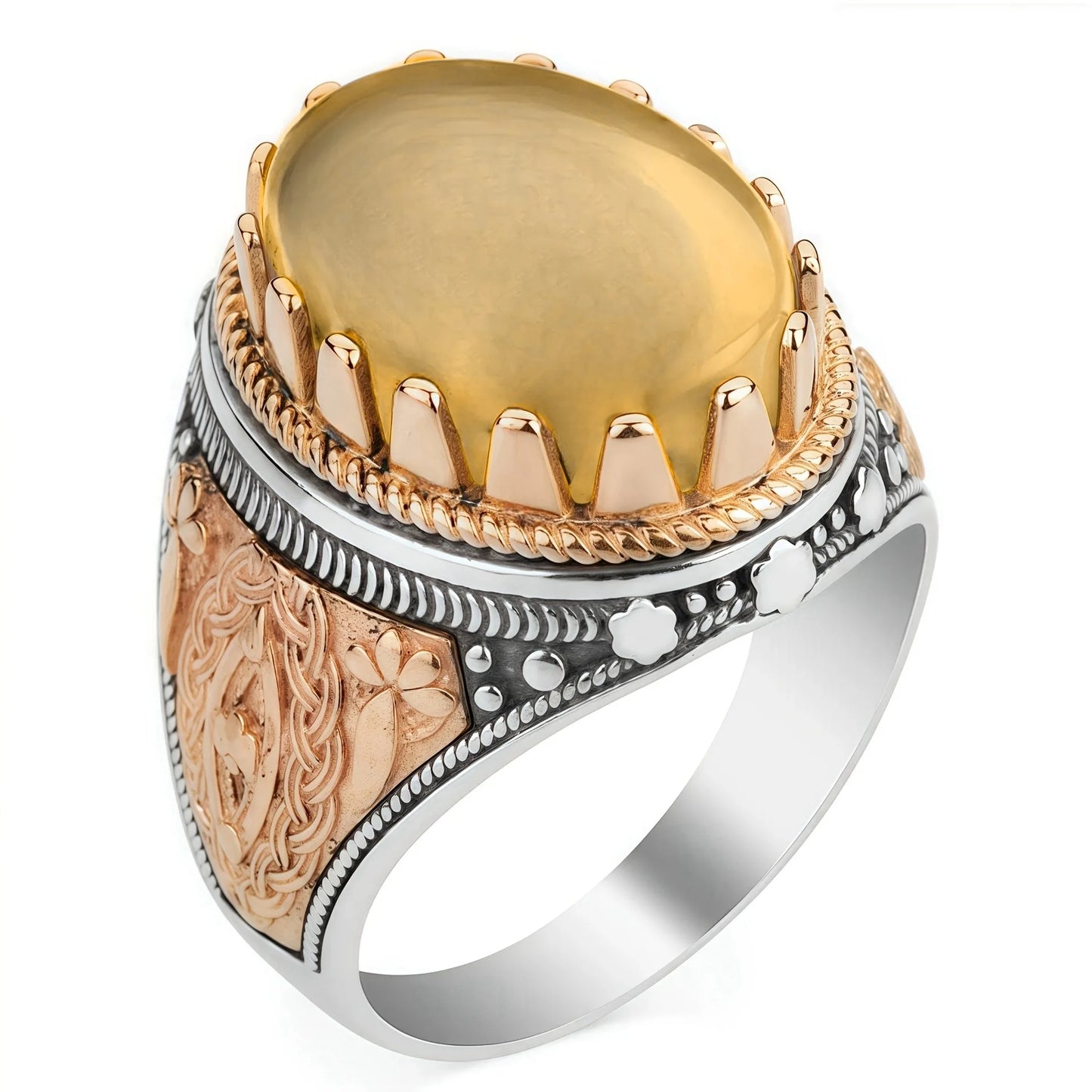 Alloy ring retro men's punk ring