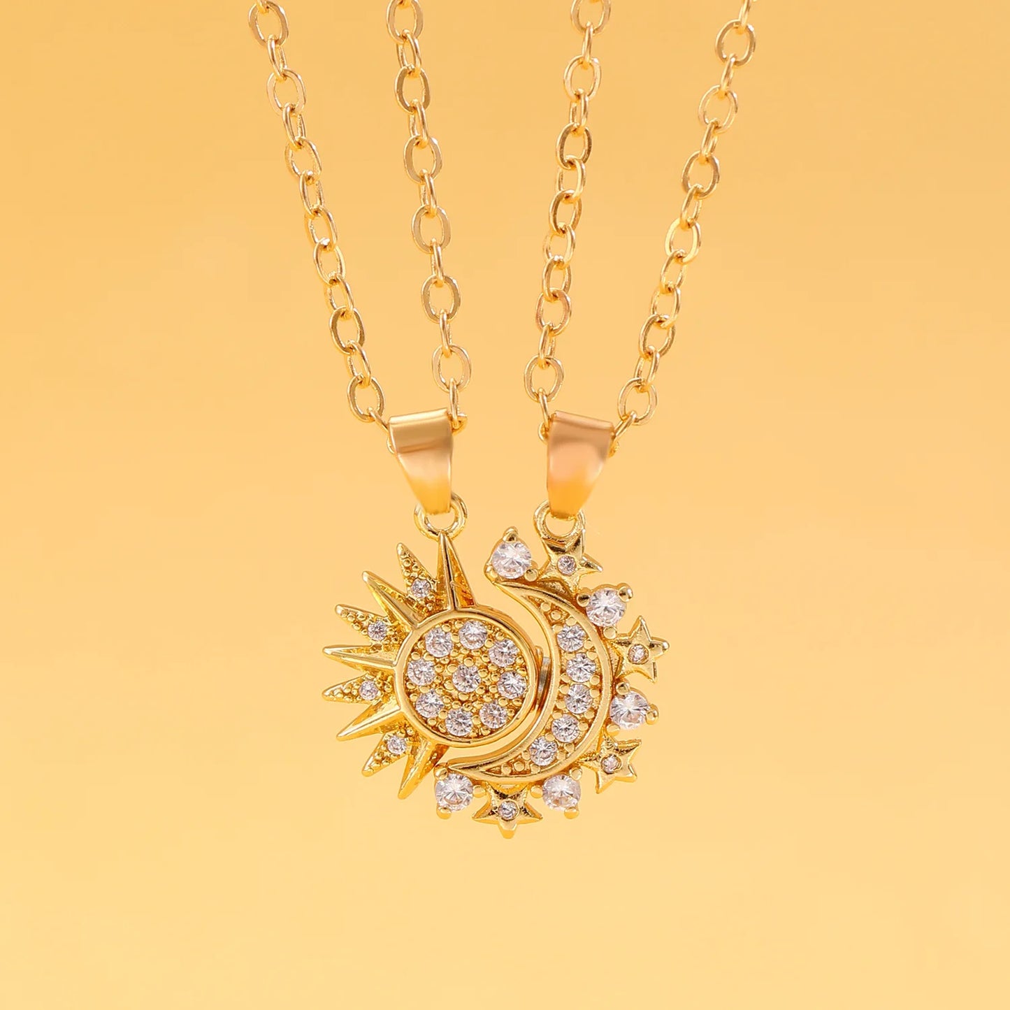 Sun And Moon  Necklace