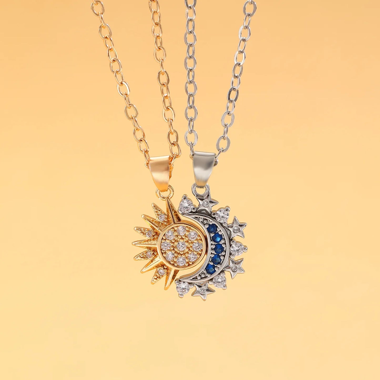 Sun And Moon  Necklace