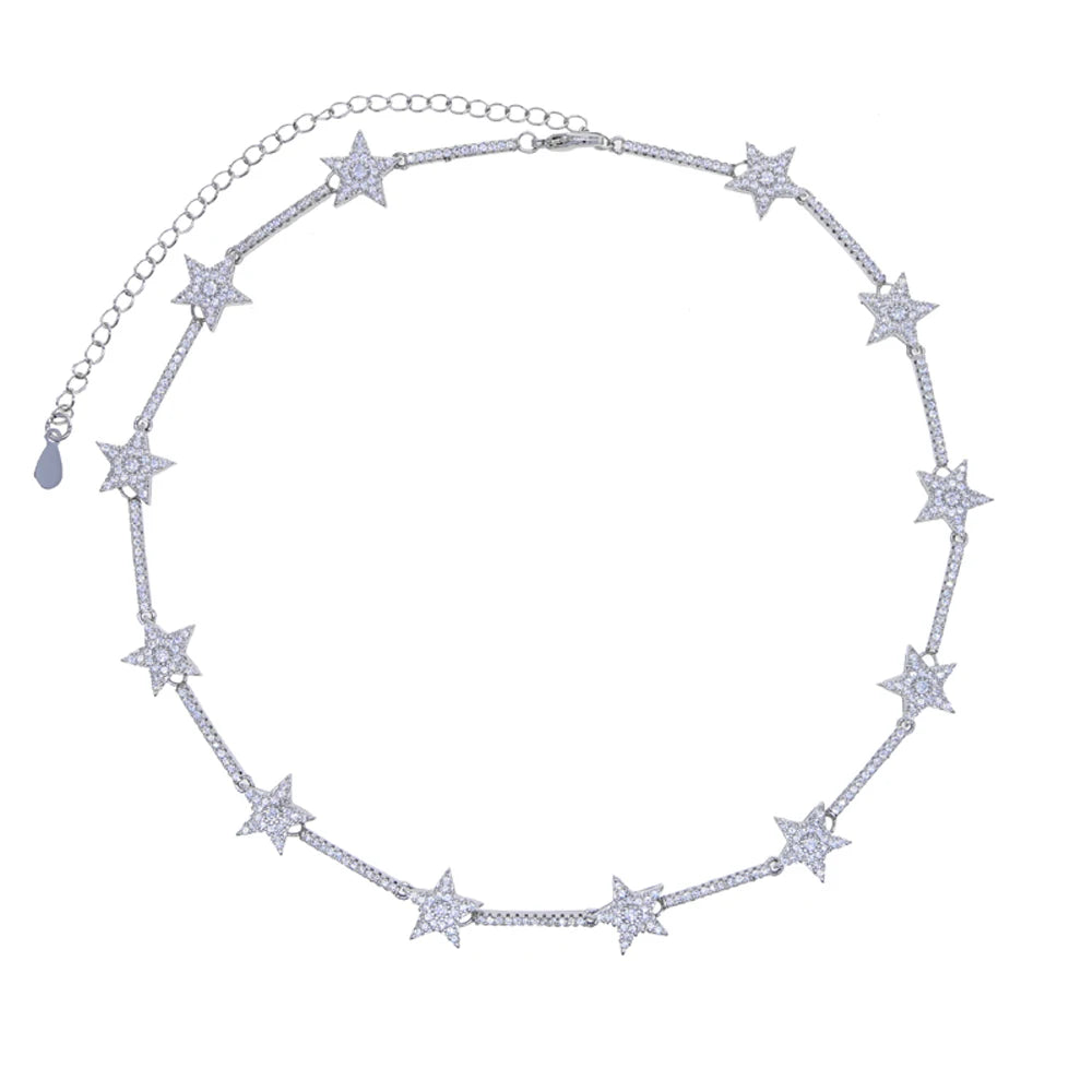 Iced Out Star Necklace