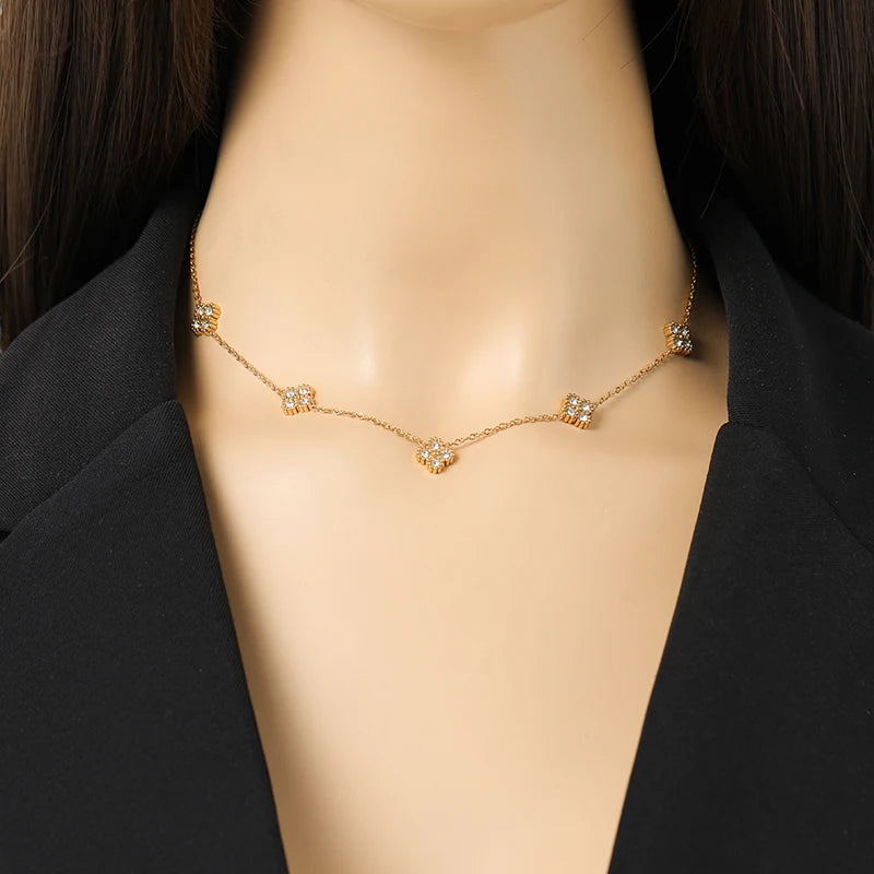 Clover Flower Necklace