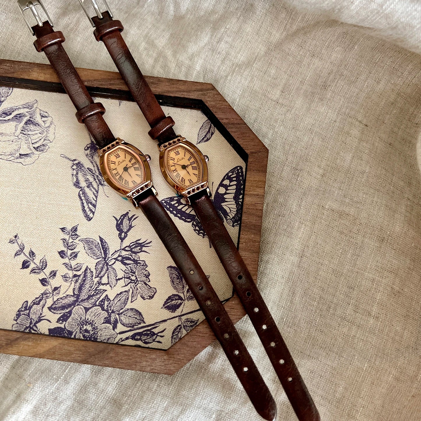 Vintage Coffee Brown Watch