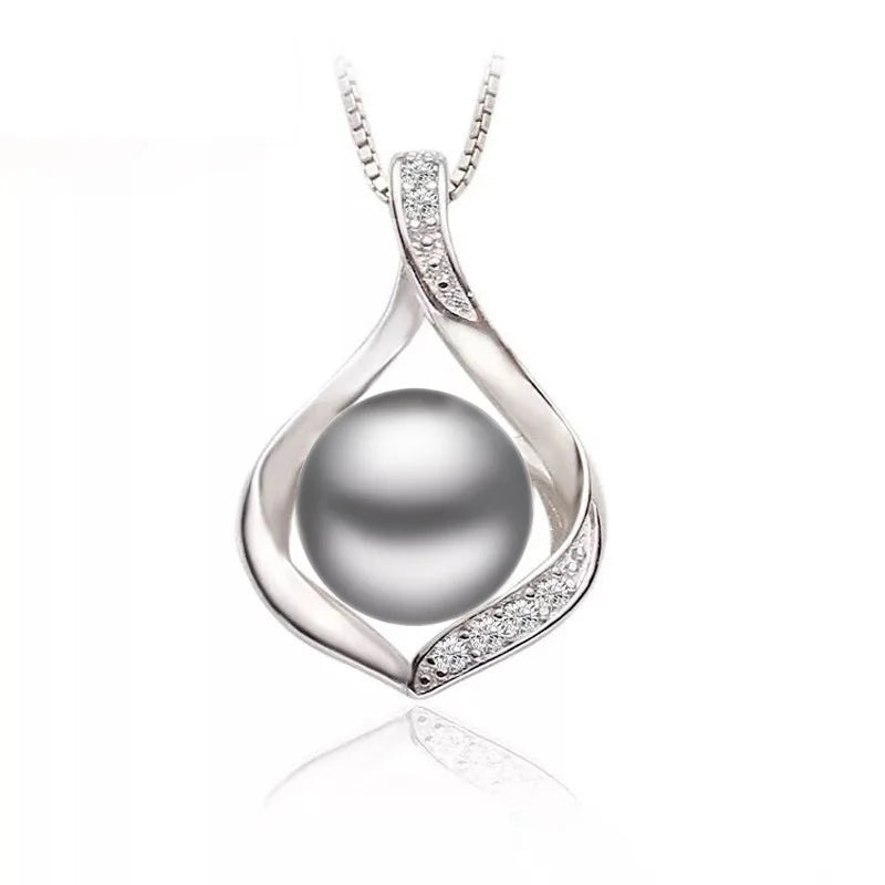 925 Sterling Silver Pearl necklace