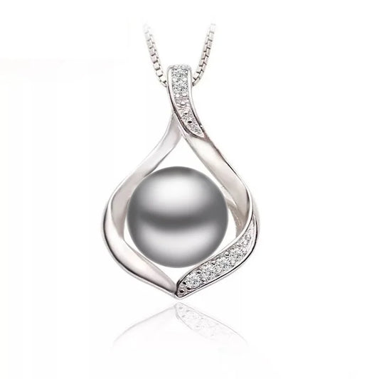 925 Sterling Silver Pearl necklace