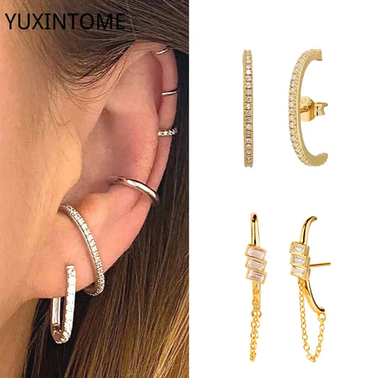 Crystal Stud Earrings