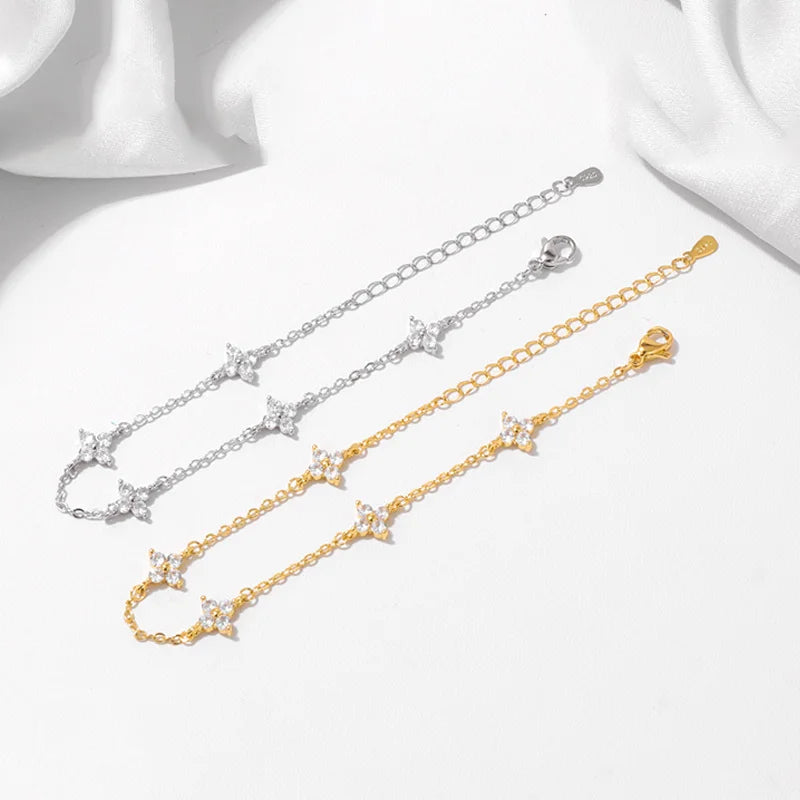 Four-leaf Flower Bracelet