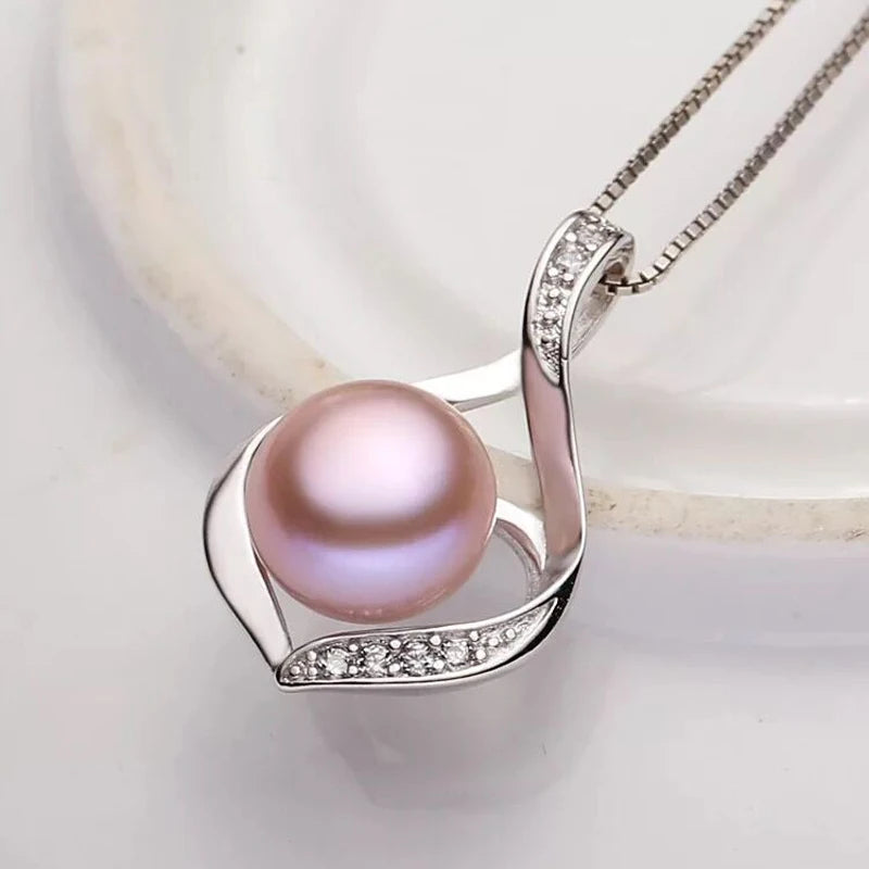 925 Sterling Silver Pearl necklace