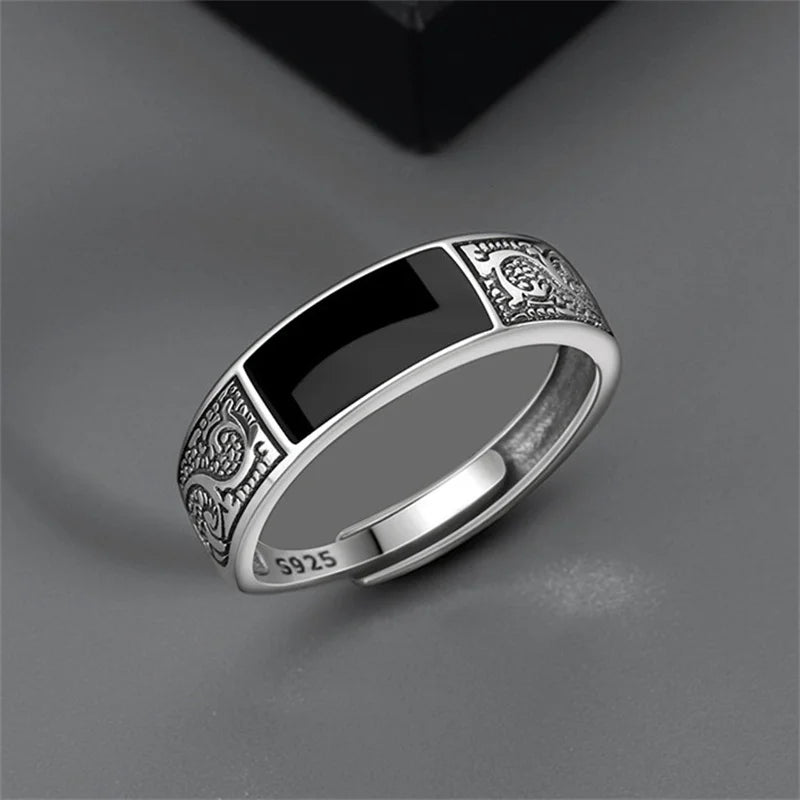 Retro Dragon Ring for Men