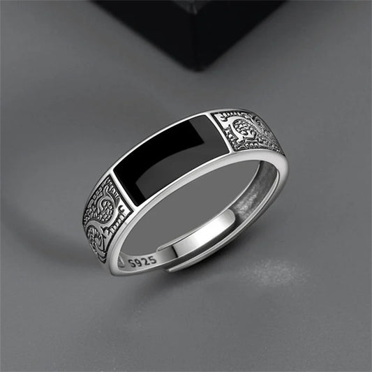 Retro Dragon Ring for Men