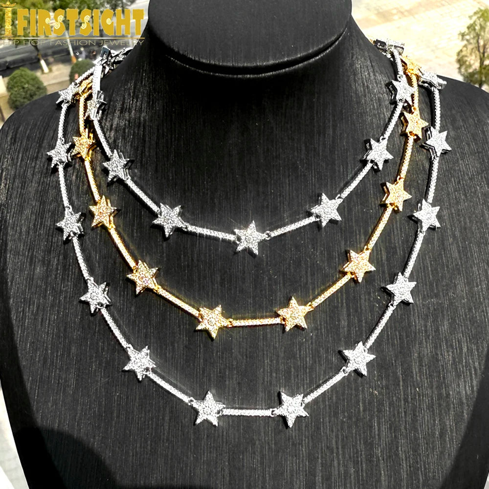 Iced Out Star Necklace