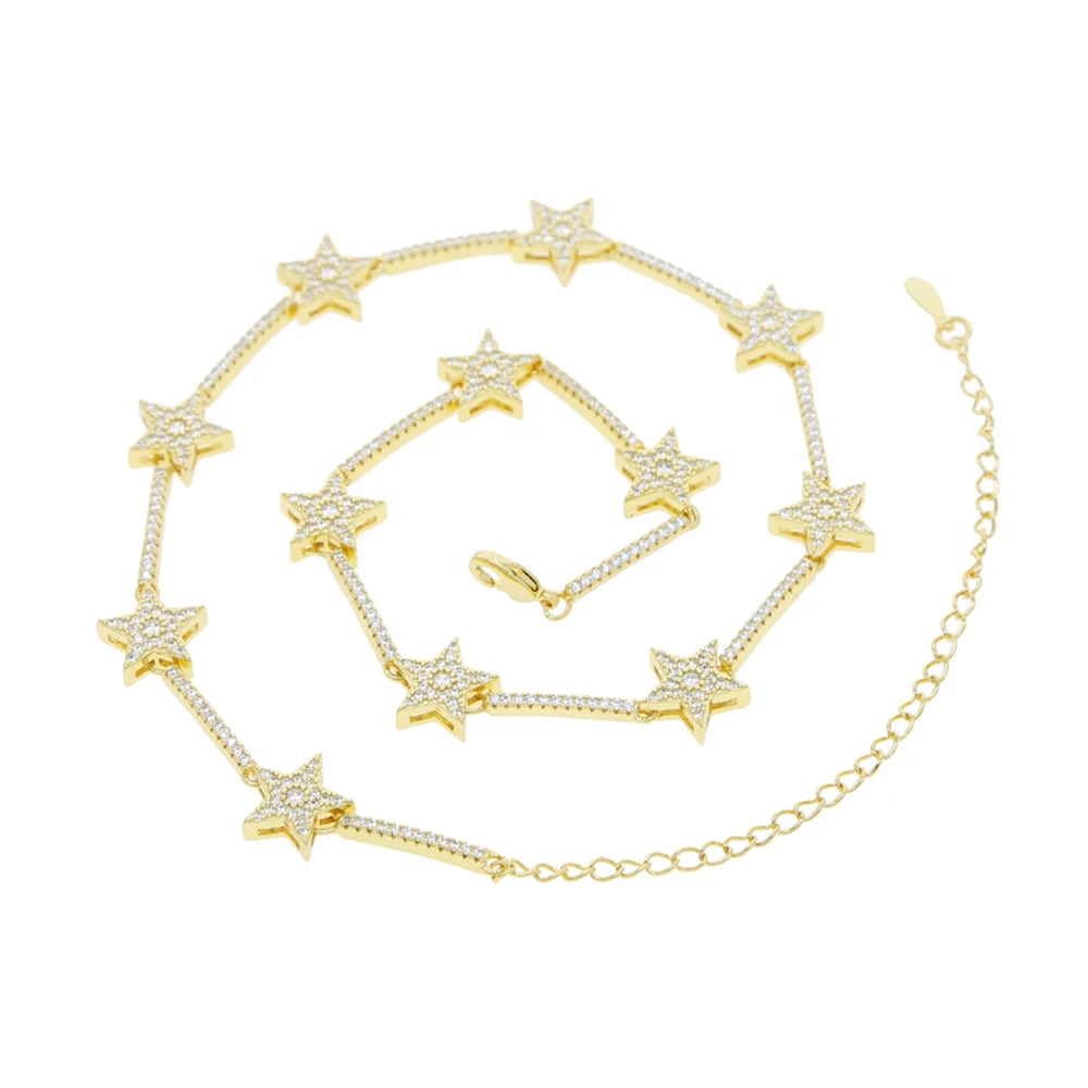 Iced Out Star Necklace