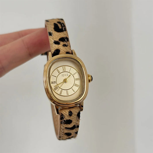 Antique Style Leopard Watch
