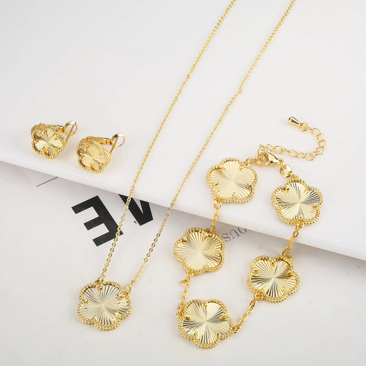 Five Leaf Flower Set